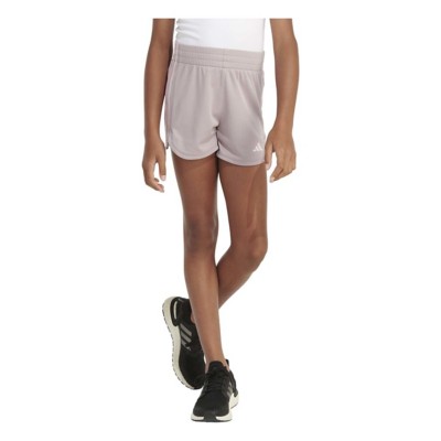 Girls' adidas 3-Stripe Pacer Mesh Shorts