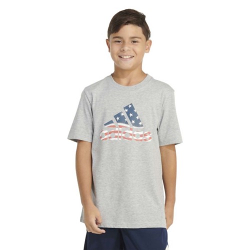 Boys adidas USA Logo T Shirt SCHEELS