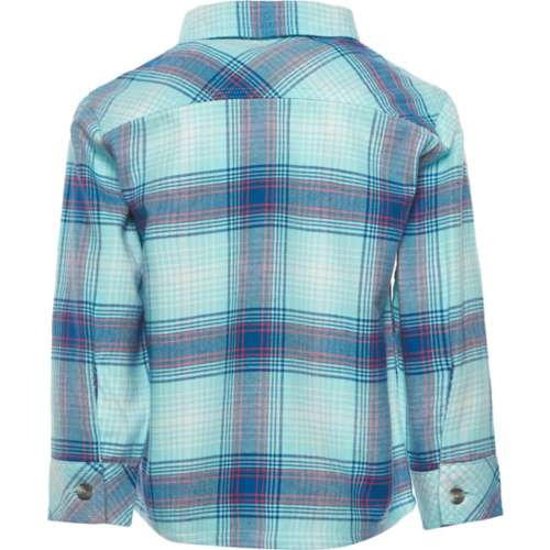 Girls' Carhartt Pocket Flannel Long Sleeve Button Up Shirt