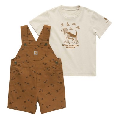 Toddler Carhartt Roamer T-Shirt and Shortalls Set