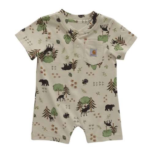 Baby Carhartt Outdoor Print Romper