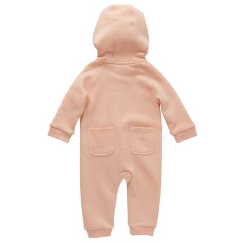 Baby Carhartt Fleece Front Zip Hooded Long Sleeve Coverall