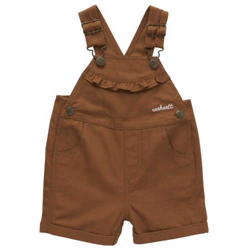 Toddler Carhartt Canvas Ruffle Shortall