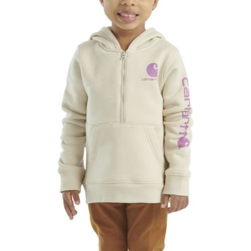 Toddler Girls Carhartt Fleece Small Logo 1 2 Zip Pullover Witzenberg Sneakers Sale Online Herno Kids wing sleeve padded jacket