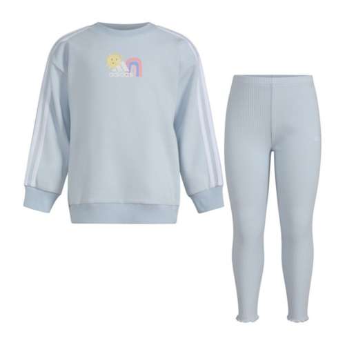 Toddler Girls adidas French Terry Crewneck Sweatshirt and Leggings Set Witzenberg Sneakers Sale Online grey adidas shoes platypus women costume for boys