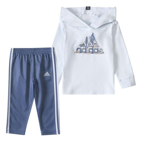 Adidas Graphic Hooded Tee and Pant Set Sets Baby Multicolor