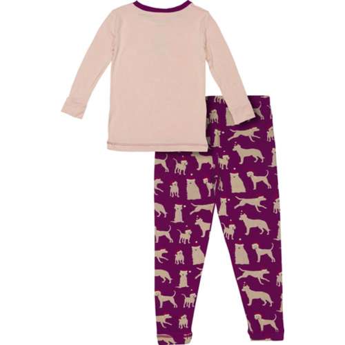 Toddler Kickee Pants Print Long Sleeve Pajama Set