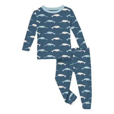 Kids' Kickee Pants Print Long Sleeve Pajama Set