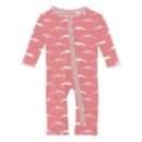Baby Kickee pants something Muffin Ruffle Coveral 2 Way Zipper Pajamas