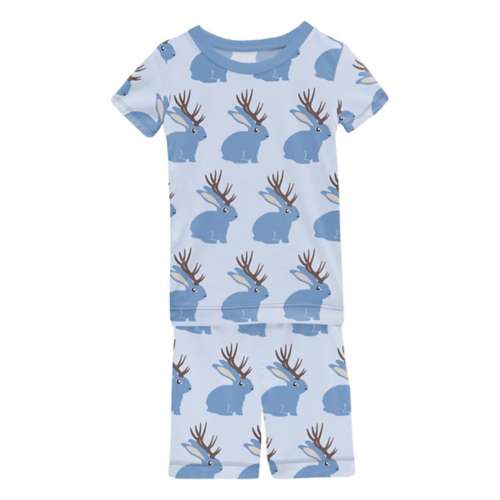 Kids' Kickee Pants Print T-Shirt and Shorts Pajama Set