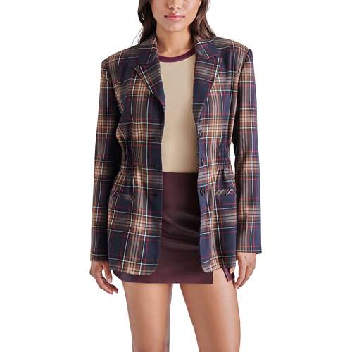 Women's Steve Madden Frida Plaid Blazer