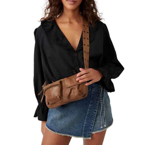 Free People Wade Leather Sling