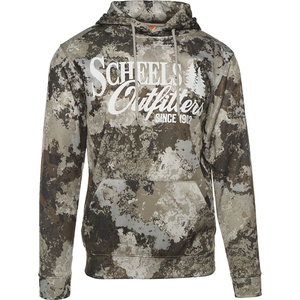 Men's Scheels Outfitters Camo Logo Hunting Hoodie XLarge V2 - Scheels Outfitters