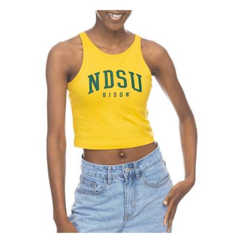 ZooZatZ Women's North Dakota State Bison 1st Down Crop Tank