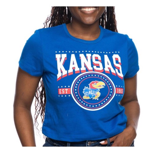 ZooZatZ Women's Kansas Jayhawks Bling T-Shirt - Primary Image