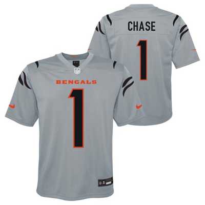 Nike Men's Cincinnati Bengals Ja'Marr Chase #1 White T-Shirt