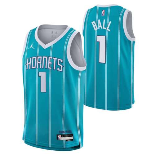 Nike Men's Charlotte Hornets LaMelo Ball #1 Swingman Jersey Small / Black / Charlotte Hornets