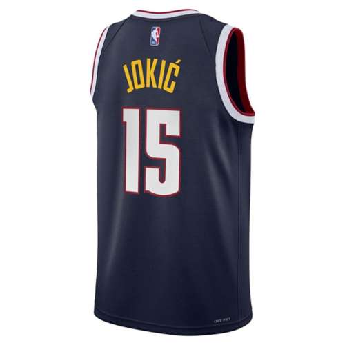Nike Kids' Denver Nuggets Nikola Jokic #15 Icon Jersey