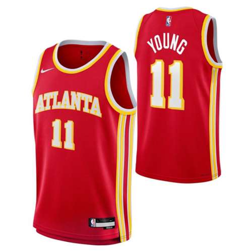 Red Nike NBA Atlanta Hawks Young #11 Swingman Jersey