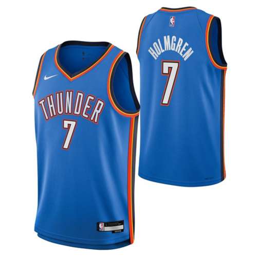 Nike Kids' Oklahoma City Thunder Chet Holmgren #7 Icon Jersey