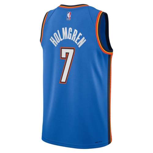 Nike Kids' Oklahoma City Thunder Chet Holmgren #7 Icon Jersey