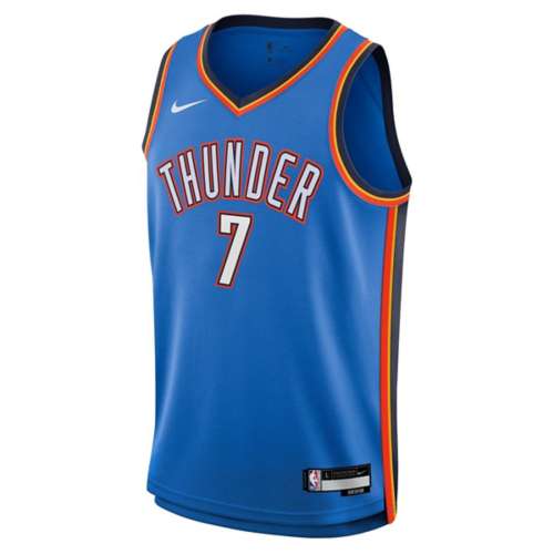 Kids' Oklahoma City Thunder Chet Holmgren #7 Nike Icon Jersey Large Blue