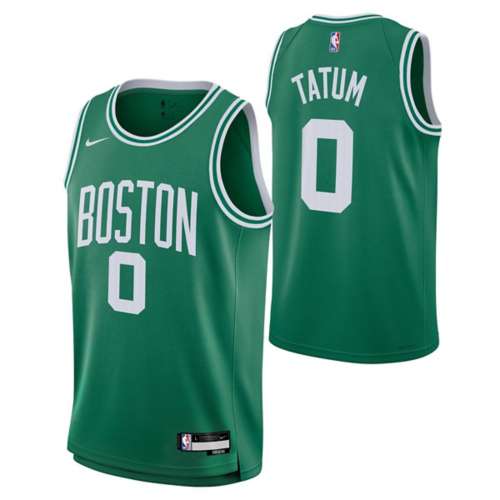 Green Nike NBA Boston Celtics Swingman Tatum #0 Jersey