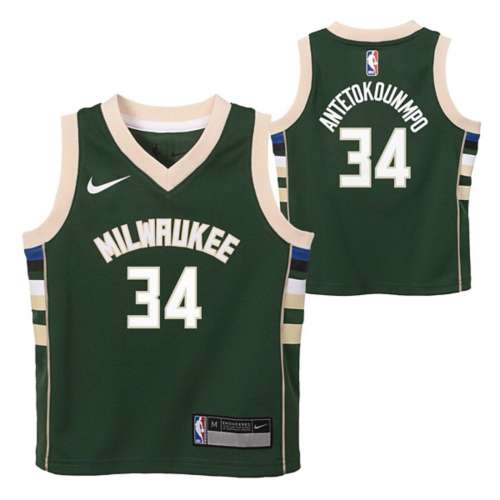 Nike Men's Milwaukee Bucks Giannis Antetokounmpo #34 Green Icon