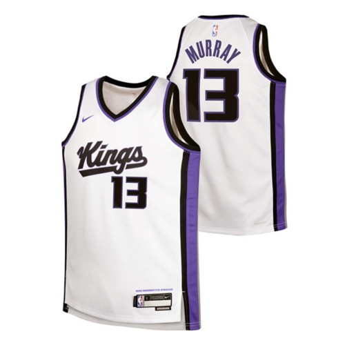 Kids Sacramento Kings Keegan Murray 13 Nike Association Edition Swingman Jersey Large White