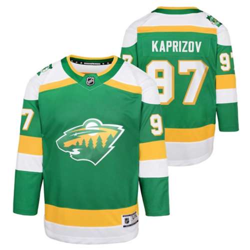 Genuine Stuff Kids' Minnesota Wild Kirill Kaprizov #97 Premier Alternate Jersey
