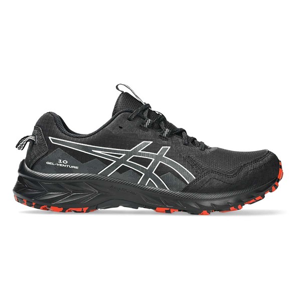Men's ASICS Gel-Venture 10 Trail Running Shoes 8.5 Regular Black/Grey