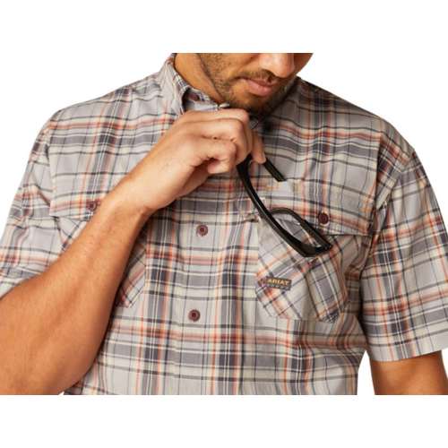 Men's Ariat Rebar Made Tough Button Up Shirt