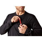 Men's Ariat Chrome Moto Eagle Long Sleeve T-Shirt - Thumbnail 3 of 4