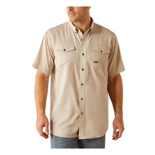 Men's Ariat Rebar Made Tough VentTEK DuraStretch Button Up Shirt