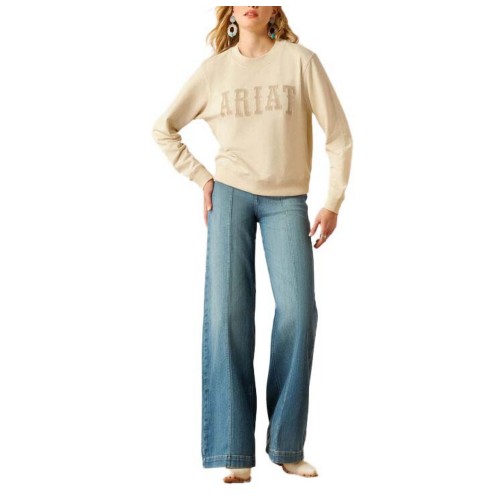 Women's TravisMathew Cloud Terry Crewneck Sweatshirt