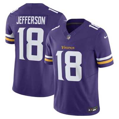 Nike Youth Minnesota Vikings Justin Jefferson #18 Purple T-Shirt