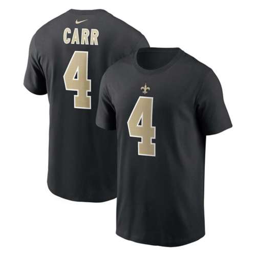 Nike New Orleans Saints Derek Carr #4 Name & Number T-Shirt