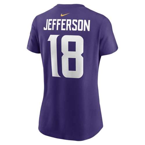 Nike Women's Minnesota Vikings Justin Jefferson #18 Name & Number T-Shirt