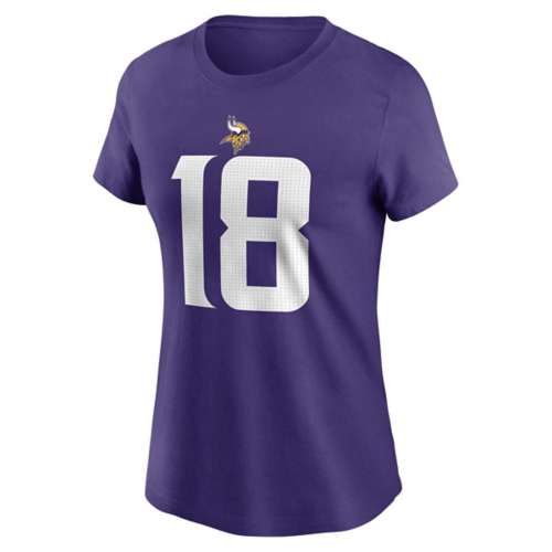 Nike Women's Minnesota Vikings Justin Jefferson #18 Name & Number T-Shirt