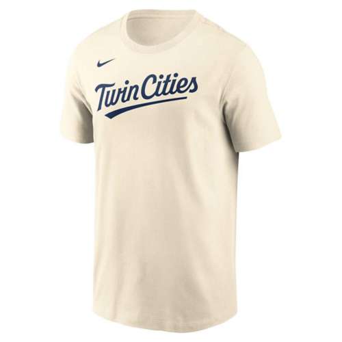 Nike Men's Minnesota Twins Navy Blue T-Shirt