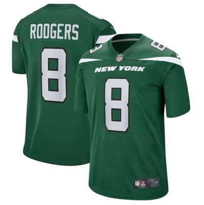 Nike New York Jets Aaron Rodgers #8 2023 Game Jersey
