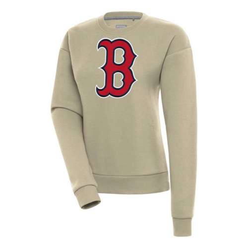 Boston Red Sox Antigua Team Logo Victory Full-Zip Hoodie - Navy