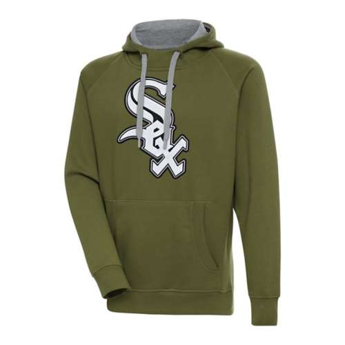 Antigua Chicago White Sox Chest Logo Victory Hoodie