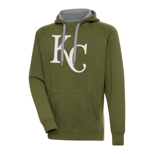 Antigua Kansas City Royals Chest Logo Victory Hoodie