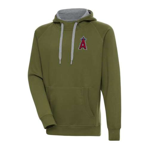 Antigua Los Angeles Angels Left Chest Logo Victory which Hoodie
