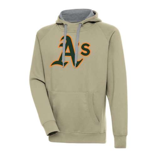 Antigua Oakland Athletics Chest Logo Victory Hoodie