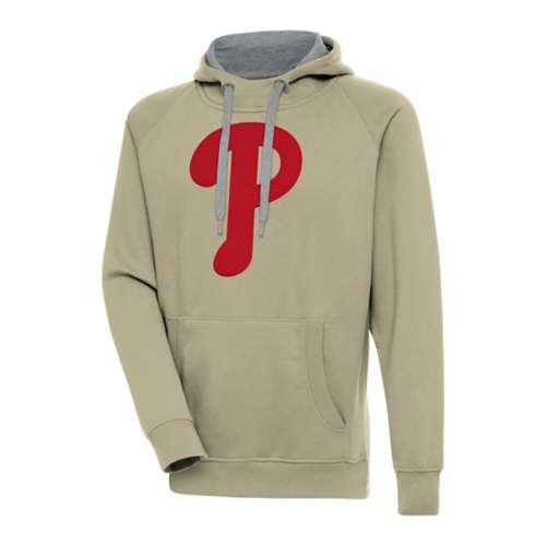 Antigua Philadelphia Phillies Chest Logo Victory Hoodie