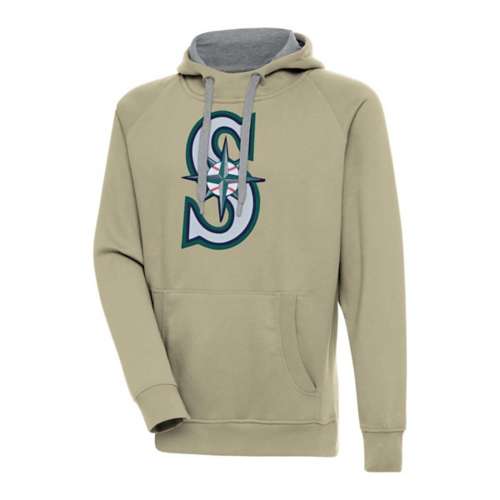 Antigua Seattle Mariners Chest Logo Victory Hoodie