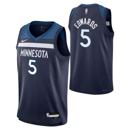 Nike Kids' Minnesota Timberwolves Anthony Edwards #5 Icon Jersey
