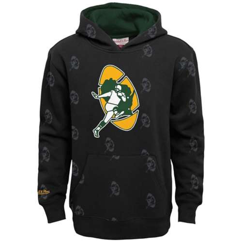 Boys green clearance bay packer sweatshirt